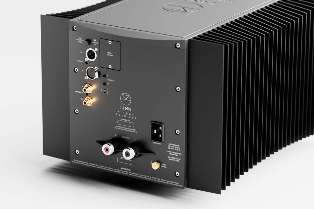 Klimax Solo 800 back panel