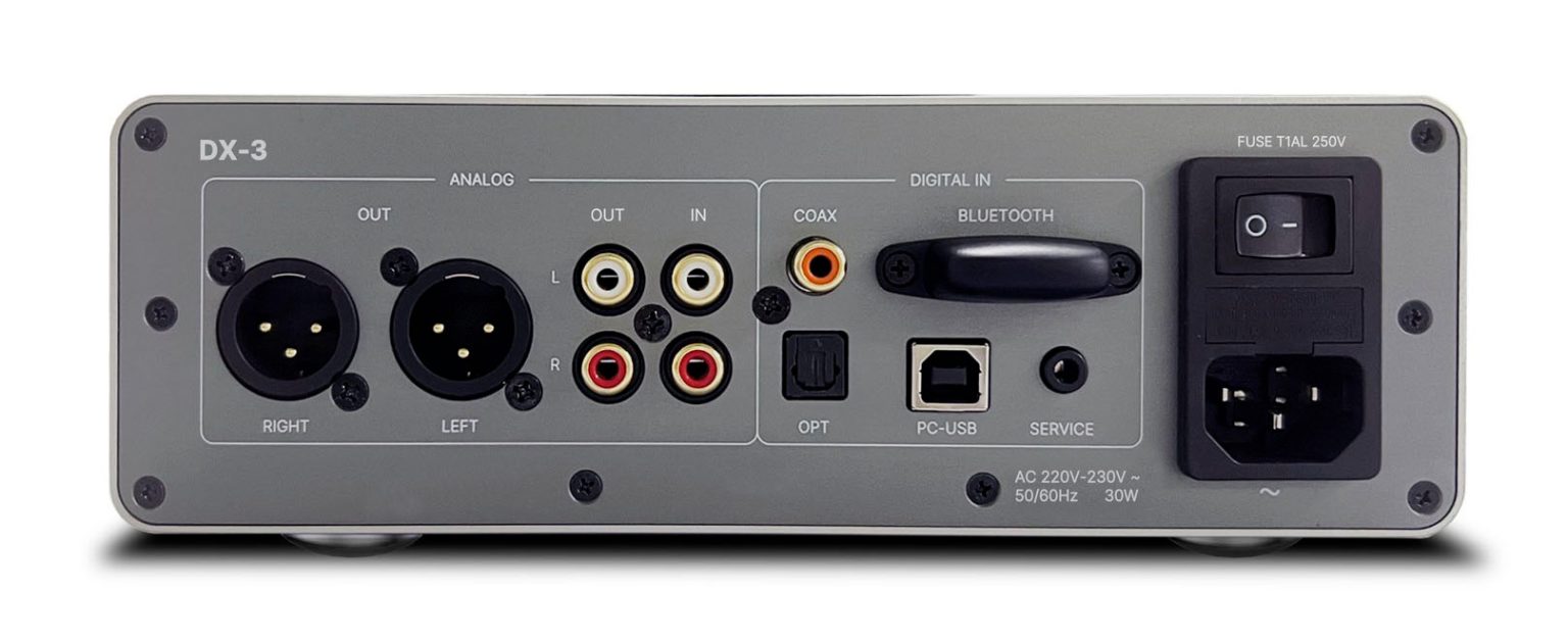 Rotel DX-3 back panel
