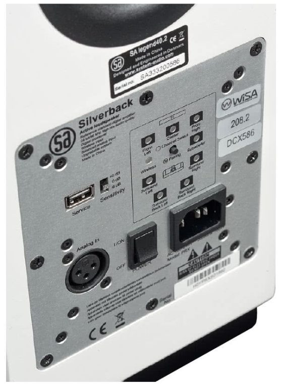 SA 40.2 Legend Silverback DS back panel