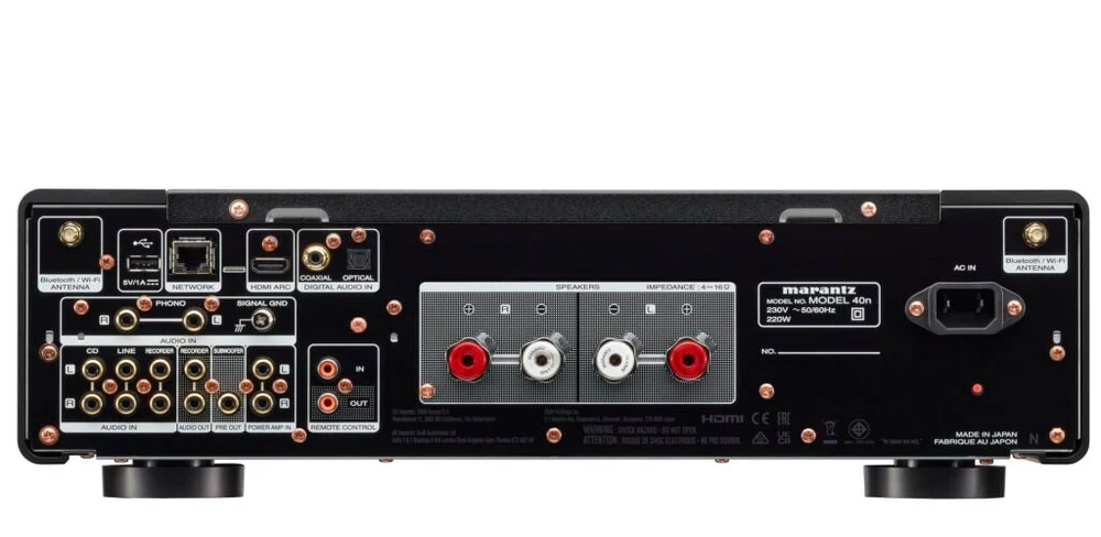 Model 40n back panel
