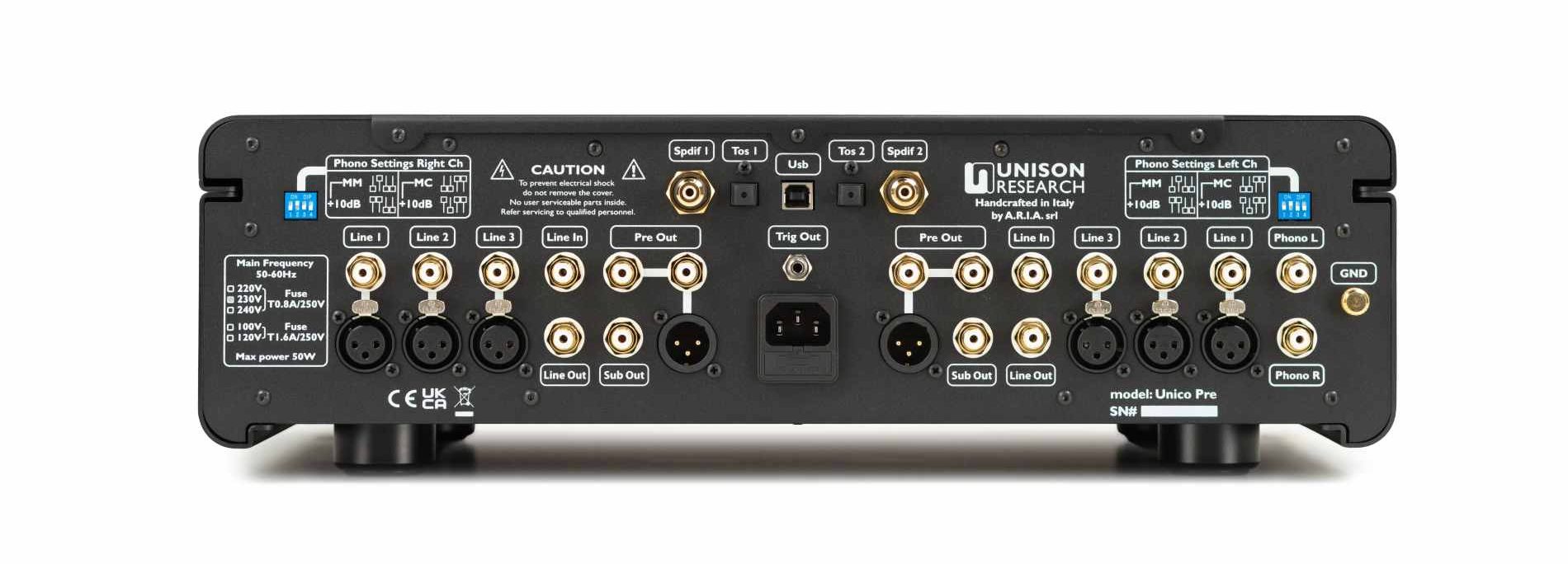 Unico Pre back panel